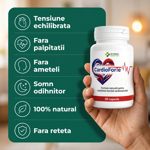CardioForte - Susține funcția cardiovasculară