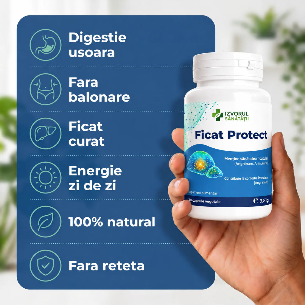 FicatProtect - Ficat sănătos și digestie ușoară