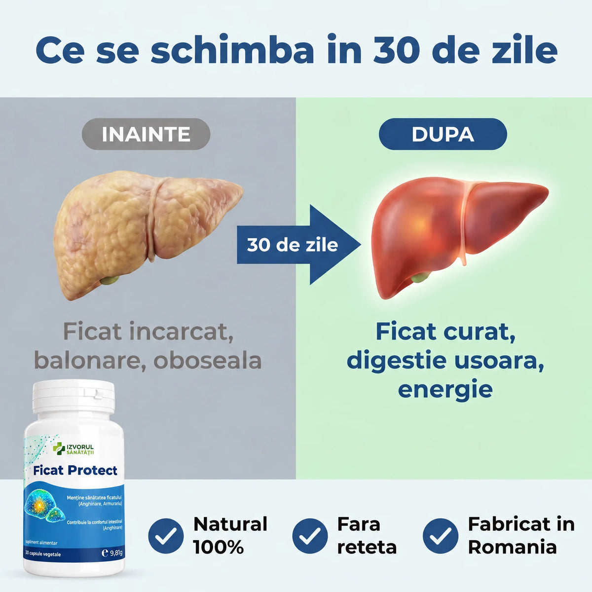 FicatProtect - Ficat sănătos și digestie ușoară