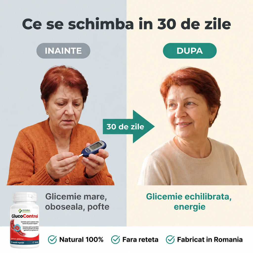 GlucoControl - Menține glicemia în limite normale