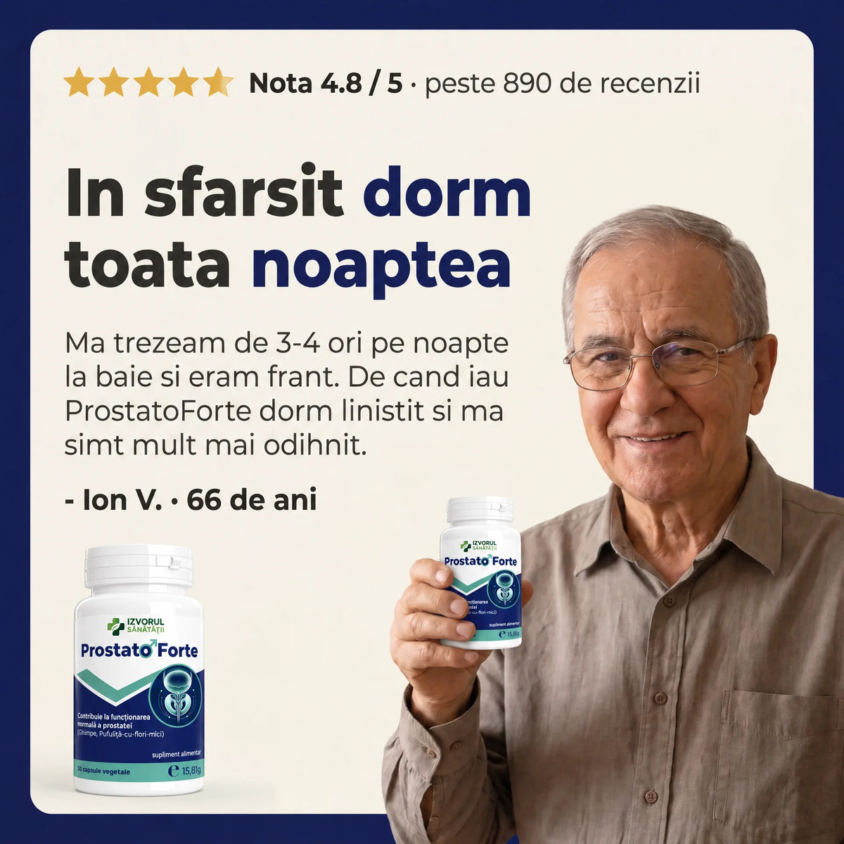 ProstatoForte - Confort urinar și sănătatea prostatei