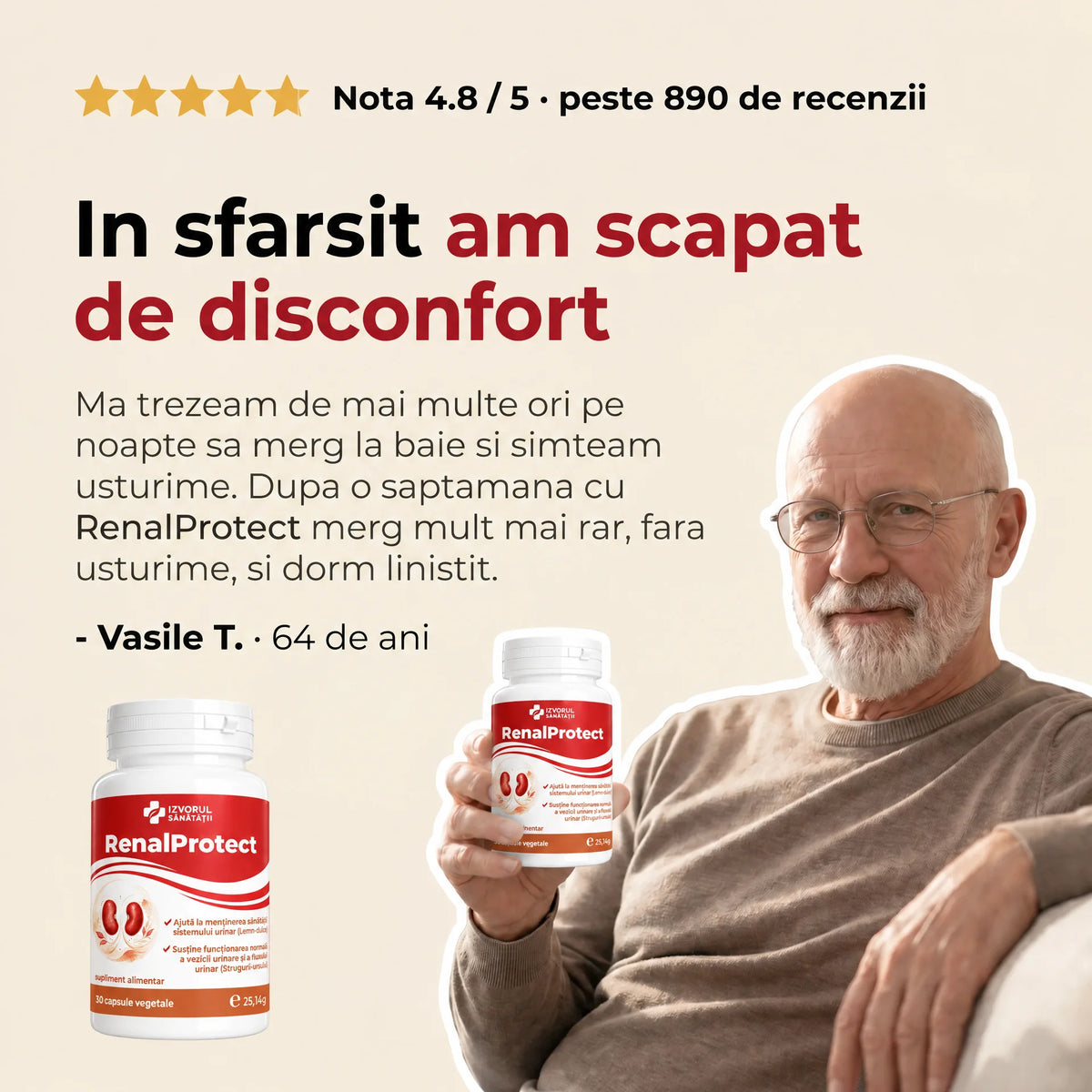 RenalProtect - Susținere pentru funcția renală